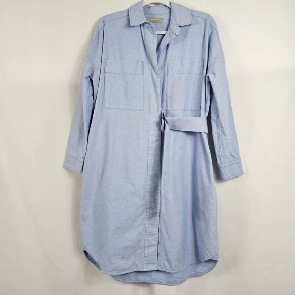 Everlane The Oxford Shirtdress Blue Base - Size XS - Picture 2 of 12